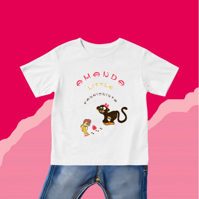 Camiseta De Bebé Mono pequeño (Subido por el creador)