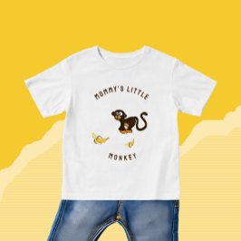 Camiseta De Bebé Mono pequeño