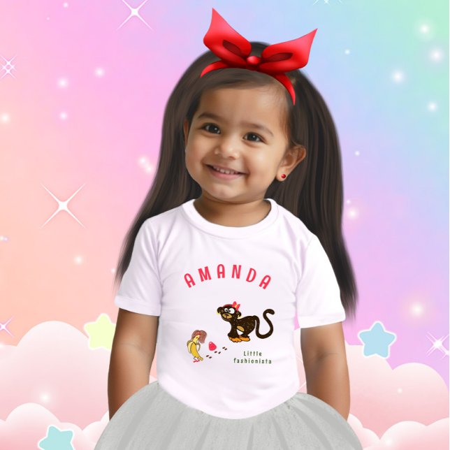 Camiseta De Bebé Mono pequeño (Subido por el creador)