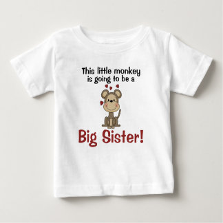 Camiseta De Bebé Mono Pequeño Corre A La Hermana Grande