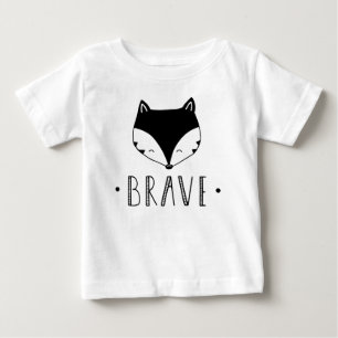 Camiseta De Bebé Mono valiente del Fox