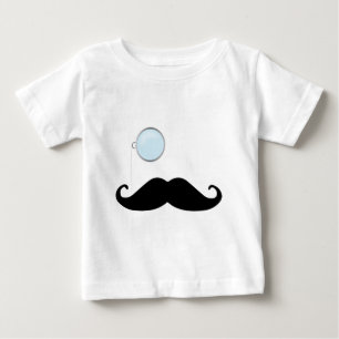 Camiseta De Bebé Monocle Mustache