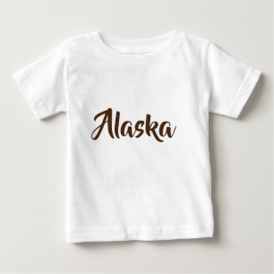 Camiseta De Bebé Monograma de Alaska
