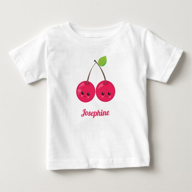 Camiseta De Bebé Monograma de Cuchillas Felices (Anverso)