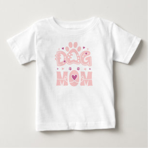 Camiseta De Bebé Monograma mínimo de MADRE PERRA