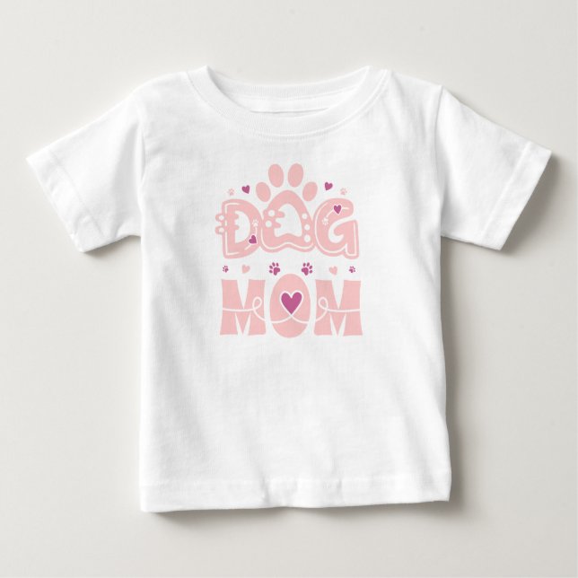 Camiseta De Bebé Monograma mínimo de MADRE PERRA (Anverso)