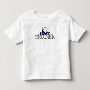 Camiseta De Bebé Monograma Personalizado para Hermanos que Combinan