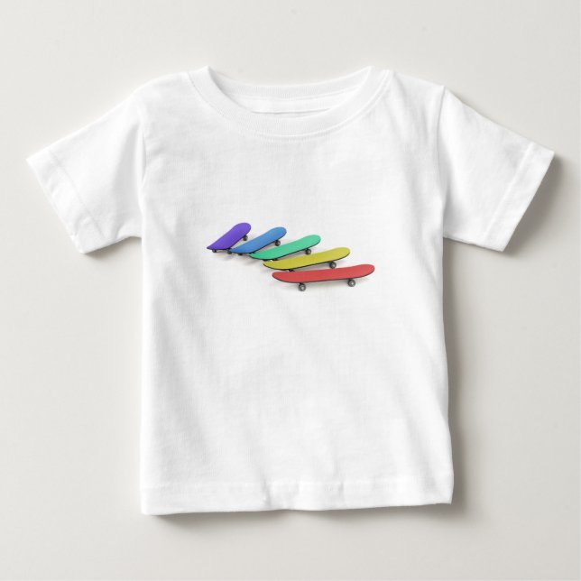 Camiseta De Bebé Monopatines (Anverso)