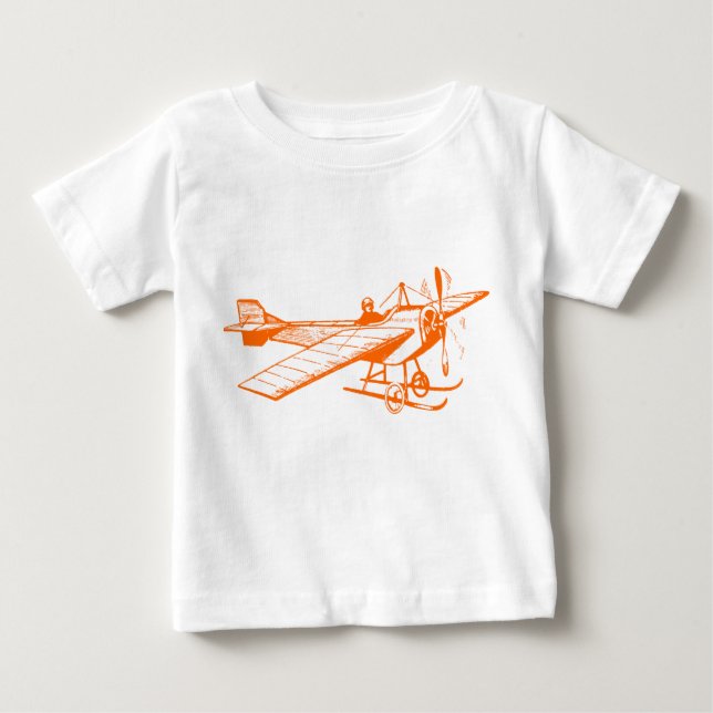Camiseta De Bebé Monoplano vintage - Naranja (Anverso)