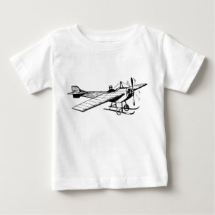 Camiseta De Bebé Monoplano vintage - Negro
