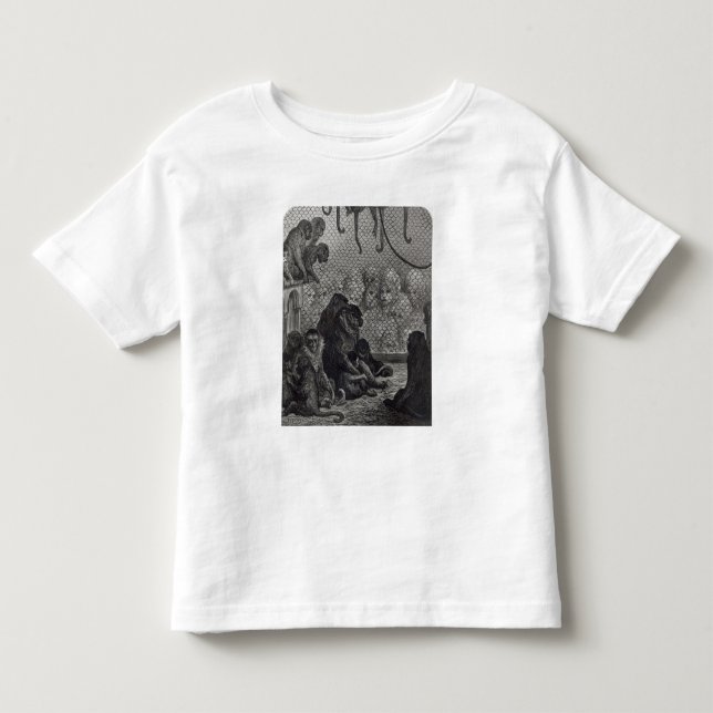 Camiseta De Bebé Monos de London (Anverso)