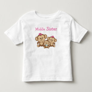 Camiseta De Bebé Monos Hermandad Media