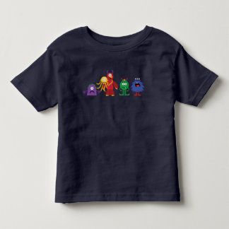 Camiseta De Bebé Monster Line de los tee azul marino