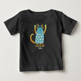 Camiseta De Bebé Monster Nigel Custom Name