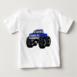 CAMISETA DE BEBÉ MONSTER TRUCK AZUL