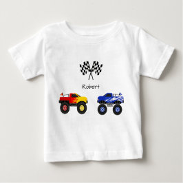 Camiseta De Bebé Monster Truck Personalizado