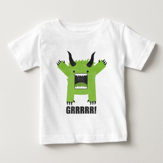 Camiseta De Bebé monstruo (Anverso)