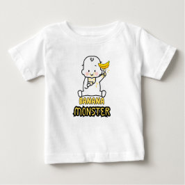 Camiseta De Bebé Monstruo bananero