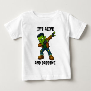 Camiseta De Bebé Monstruo con título está vivo y bailarinas para Ha