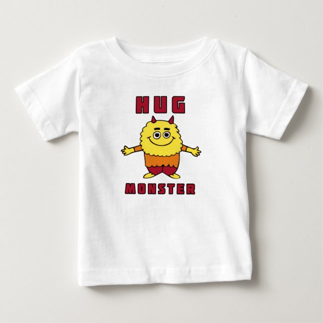 Camiseta De Bebé Monstruo de Abrazo (Anverso)