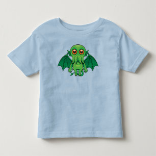 Camiseta De Bebé Monstruo de Cthulhu Verde