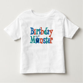 Camiseta De Bebé Monstruo de Cumpleaños