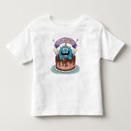 Camiseta De Bebé Monstruo de Cumpleaños