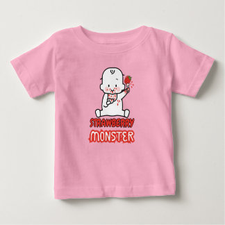 Camiseta De Bebé Monstruo de fresa