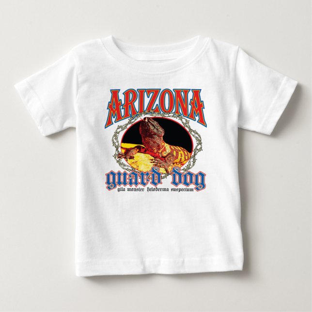 Camiseta De Bebé Monstruo de Gila de Arizona (Anverso)