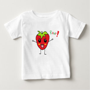 Camiseta De Bebé Monstruo de la fresa