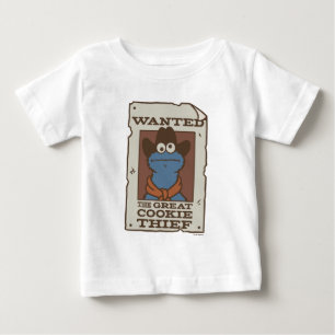 Camiseta De Bebé Monstruo de las Galletas   Póster de Se Busca