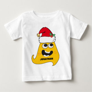 Camiseta De Bebé Monstruo de Navidad personalizado 2