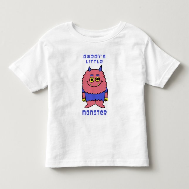 Camiseta De Bebé Monstruo de Papá (Anverso)