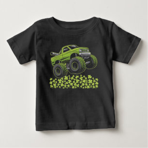 Camiseta De Bebé Monstruo del Día de San Patricio, camión afortunad