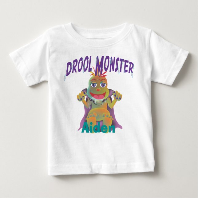 Camiseta De Bebé Monstruo del Drool (Anverso)