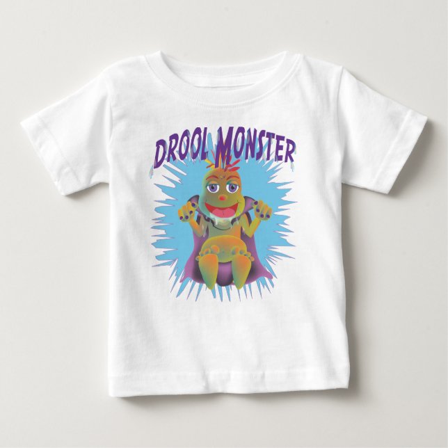 Camiseta De Bebé Monstruo del Drool (Anverso)