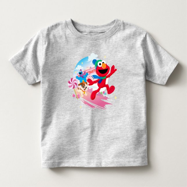 Camiseta De Bebé Monstruo Elmo, Tango y Cookie | Los mejores Navida (Anverso)