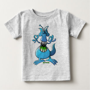 Camiseta De Bebé Monstruo extraterrestre