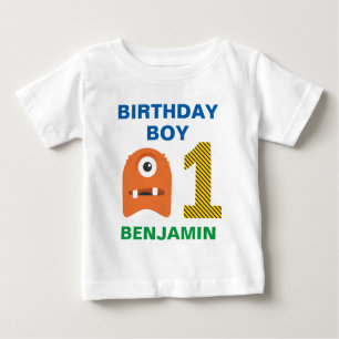 Camiseta De Bebé Monstruo lindo Fiesta de cumpleaños 1