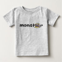 Monstruo Personalizado morado amarillo No.39 Camis