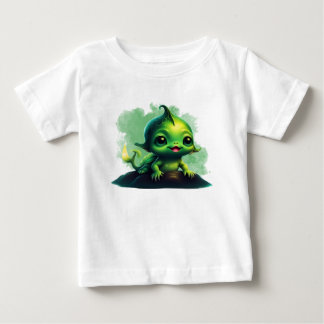 Camiseta De Bebé Monstruo sonriente del pez bebé