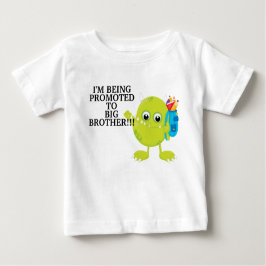 Camiseta De Bebé Monstruo verde promovido al Gran Hermano