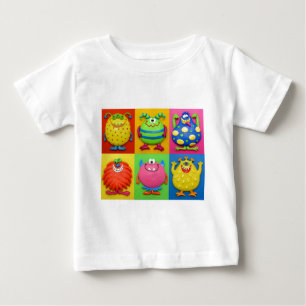 Camiseta De Bebé Monstruos