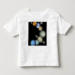 Camiseta De Bebé Montaje de la Sistema Solar