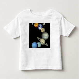 Camiseta De Bebé Montaje del sistema solar