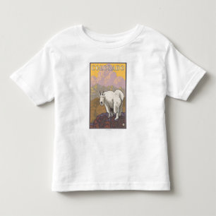 Camiseta De Bebé Montaña blanca GoatColorado