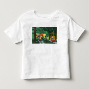Camiseta De Bebé Montaña de Cranmore Esquí-Móvil en verano