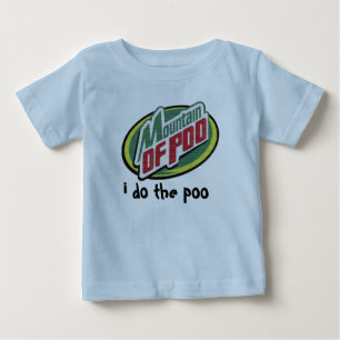 Camiseta De Bebé montaña de poo