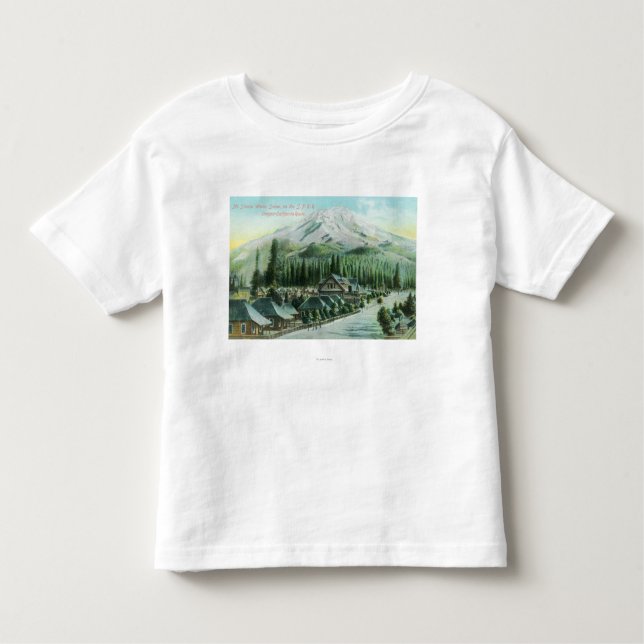 Camiseta De Bebé Montaña del ferrocarril pacífico meridional (Anverso)