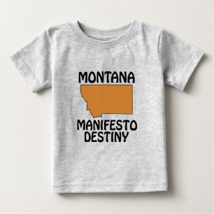 Camiseta De Bebé Montana - Destino Manifiesto